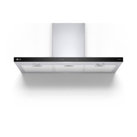 Hotte aspirante encastrable LG HCEZ3626S, 90 cm, noire, acier inoxydable, commande tactile LED