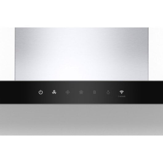 Hotte aspirante encastrable LG HCEZ3626S, 90 cm, noire, acier inoxydable, commande tactile LED