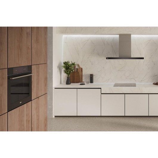 Hotte aspirante encastrable LG HCEZ3626S, 90 cm, noire, acier inoxydable, commande tactile LED