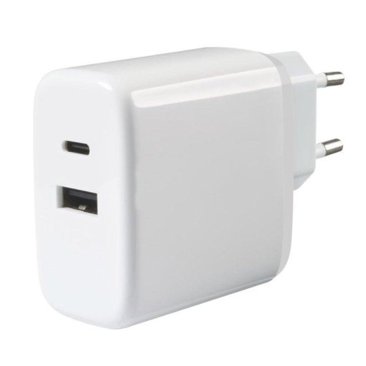 Cargador Universal Vivanco Super Fast Dual Charger Set Blanco 1m Corriente Alterna