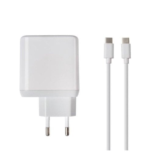 Cargador Universal Vivanco Super Fast Dual Charger Set Blanco 1m Corriente Alterna