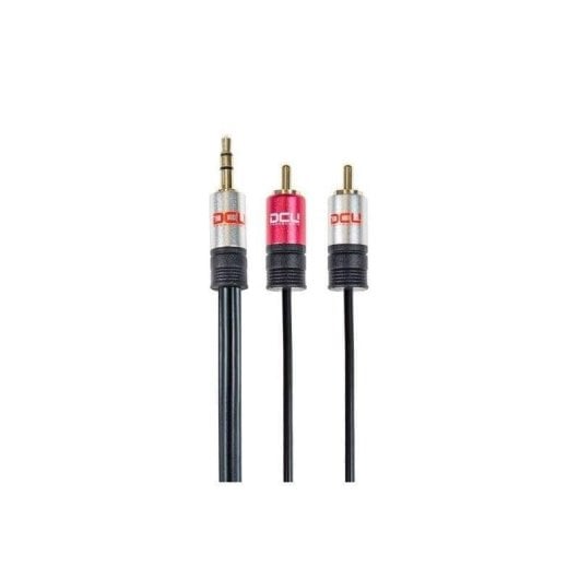 Cabo de Áudio DCU 30701230 Jack 3.5mm para 2 RCA 2m Ouro