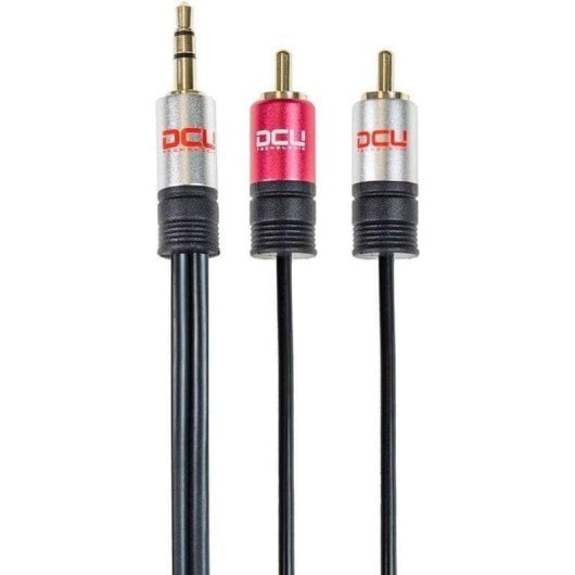 Cabo de Áudio DCU 30701230 Jack 3.5mm para 2 RCA 2m Ouro