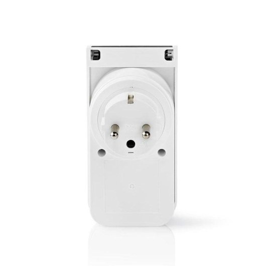 Enchufe Inteligente Nedis WIFIPO120FWT Wi-Fi Control por Voz y Estadísticas de consumo