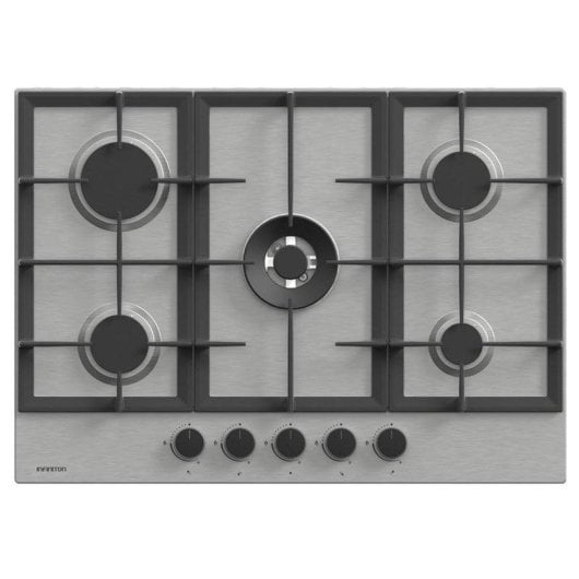 Placa Infiniton 76AGX51 5 queimadores inox Wok tripla coroa autoignição