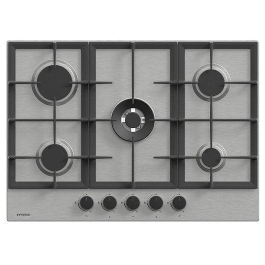 Placa Infiniton 76AGX51 5 queimadores inox Wok tripla coroa autoignição