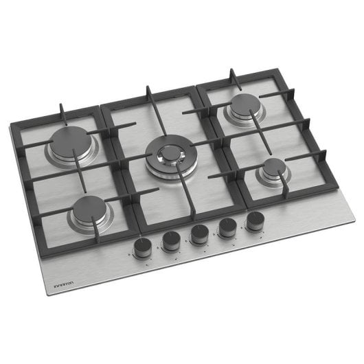 Placa Infiniton 76AGX51 5 queimadores inox Wok tripla coroa autoignição