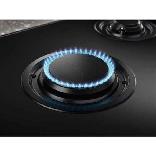 Placa de cocción Electrolux KDI641723K 60cm Combi Gas-Inducción 4 zonas integrada negro