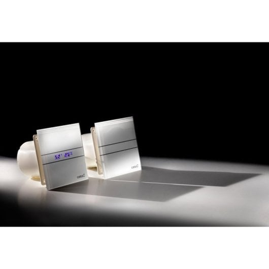 Extractor de baño CATA E-100 GTH Blanco 150mm x 150mm silencioso eficiencia