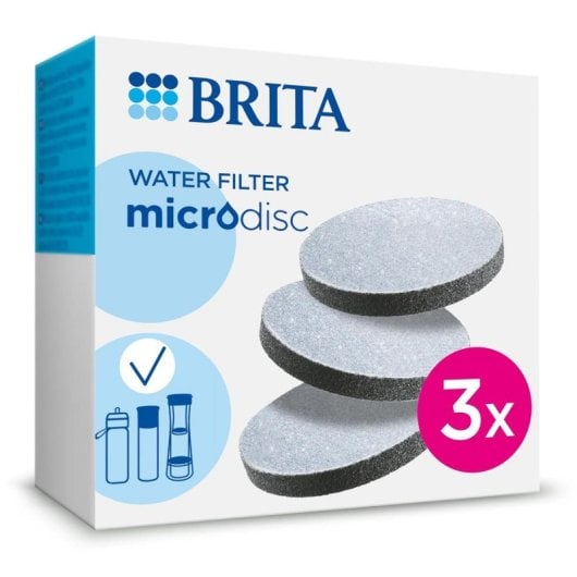 Filtro MicroDisc Brita Pack 3 Recambio Original Reduce Cloro PFAS Micropartículas