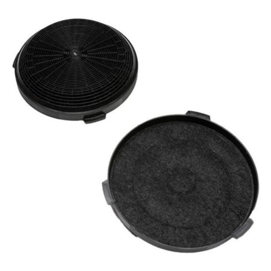 Filtro de olores Cata 792481 Carbón Activo Negro Pack 2 para campanas