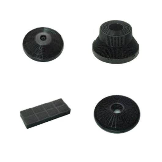 Filtro de carbón activado para campana extractora Teka 61801345 D9C Integra negro
