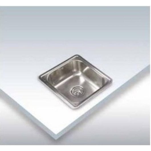 Lavello CATA CSS 1 Acciaio Inox AISI 304 49x44x15 cm Vasca Quadrata Mobile 50 cm