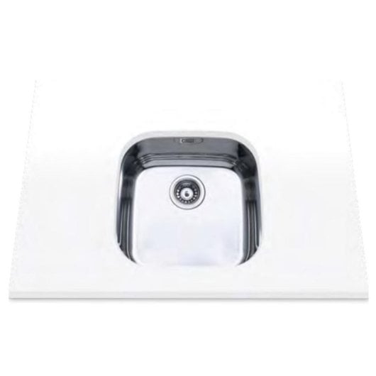 Fregadero Edesa Fuji BE 40x40 1C Plus Acero Inoxidable Bajo Encimera 1 Cubeta 440x440x200mm