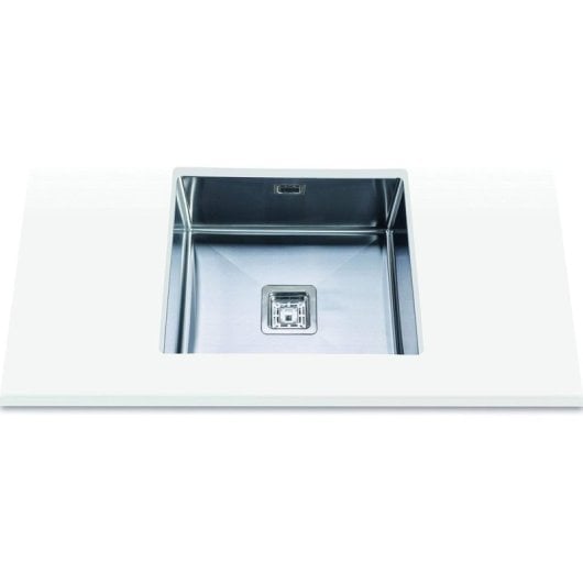 Fregadero Edesa Makalu BE 45x40 1C R-10 Acero Inoxidable 1 Cubeta Bajo Encimera 20cm