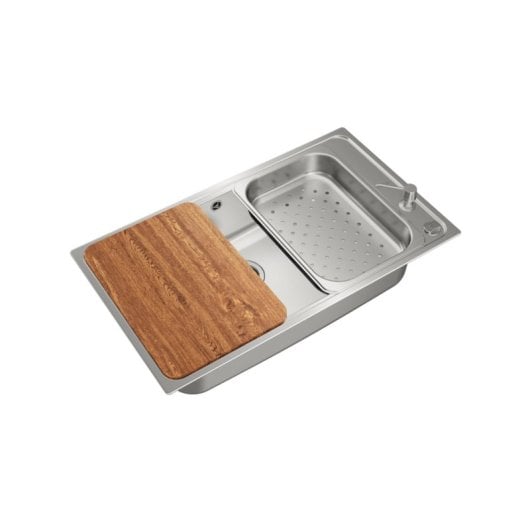 Évier Teka Bahia 1C Plus Inox Rectangulaire 500mm x 860mm x 220mm