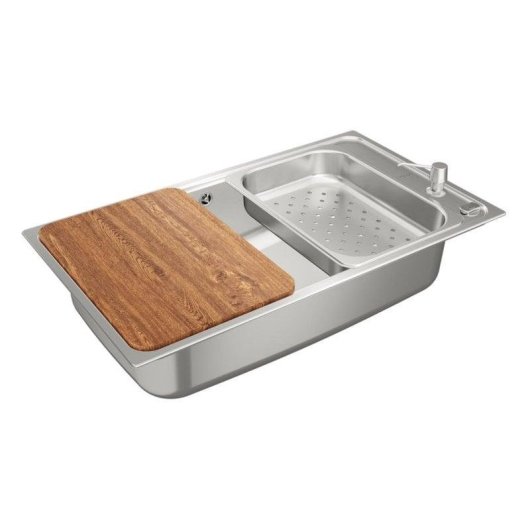 Fregadero Teka Bahia 1C Plus Inoxidable Rectangular 1 Cubeta 86x50 cm Mueble 90