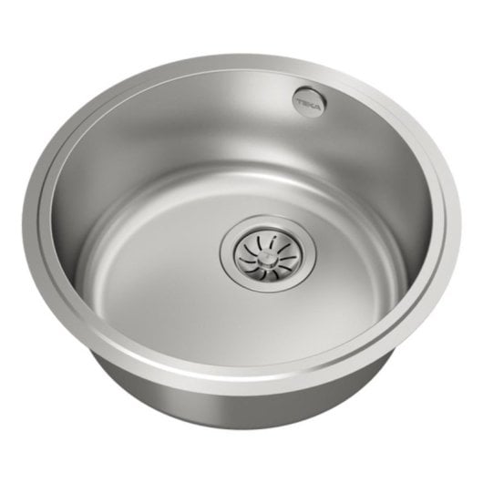 Fregadero Teka BE Ø390 Acero Inoxidable Bajo Encimera 45cm Redondo 1 Seno 180mm