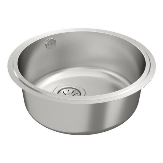 Fregadero Teka BE Ø390 Acero Inoxidable Bajo Encimera 45cm Redondo 1 Seno 180mm