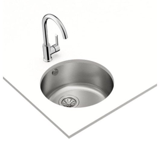 Sumidero Teka BE Ø390 Acero Inoxidable Bajo Encimera Redondo 1 Seno 180 mm