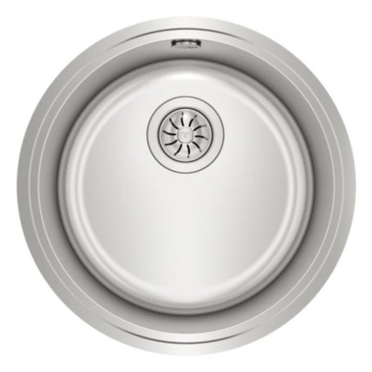 Sumidero Teka BE Ø390 Acero Inoxidable Bajo Encimera Redondo 1 Seno 180 mm