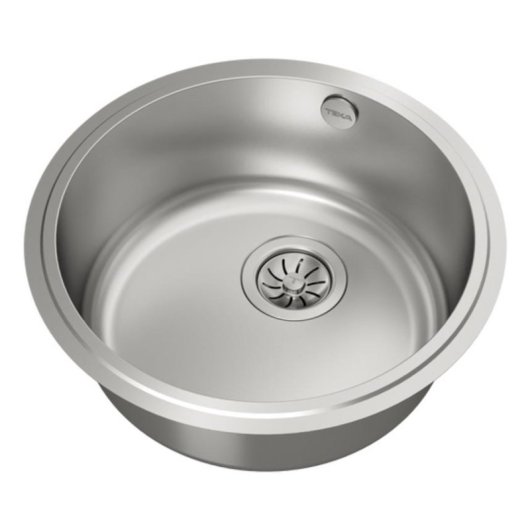 Sumidero Teka BE Ø390 Acero Inoxidable Bajo Encimera Redondo 1 Seno 180 mm