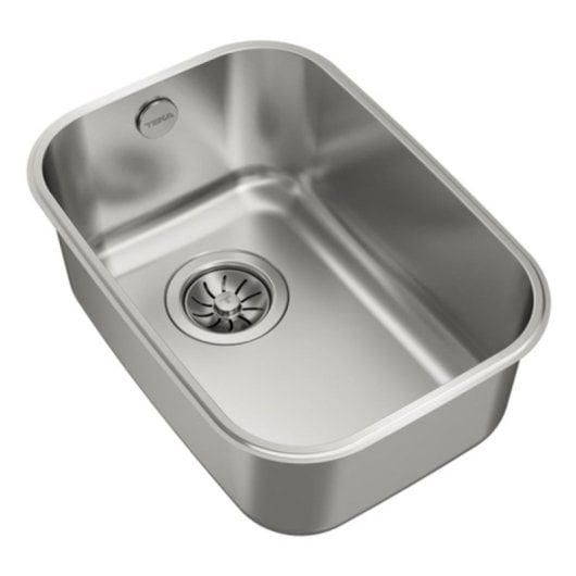 Fregadero Teka BE 28.40 Acero Inoxidable Rectangular 1 Seno Bajo Encimera