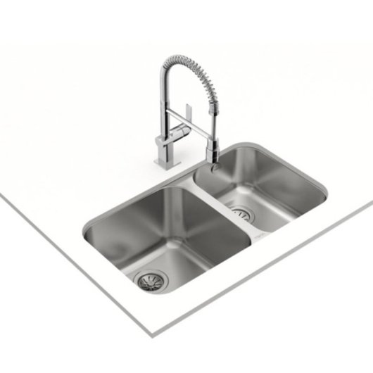 Fogão Teka BE 2C 785 Aço Inoxidável Sob Bancada 2 Pias 785mm