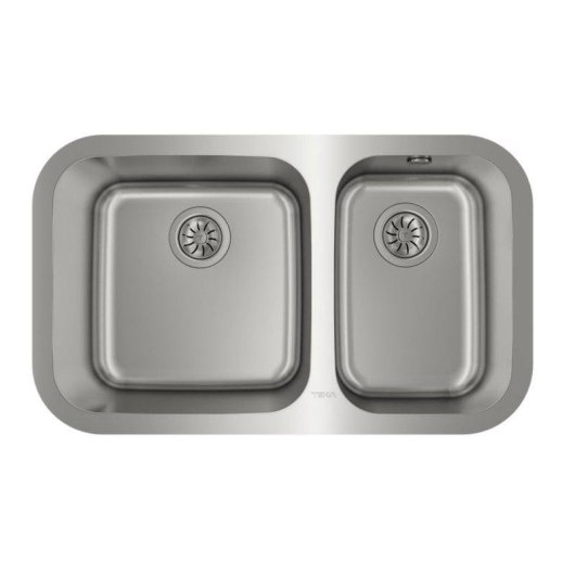 Fogão Teka BE 2C 785 Aço Inoxidável Sob Bancada 2 Pias 785mm