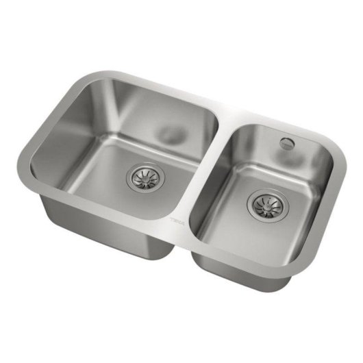 Fogão Teka BE 2C 785 Aço Inoxidável Sob Bancada 2 Pias 785mm