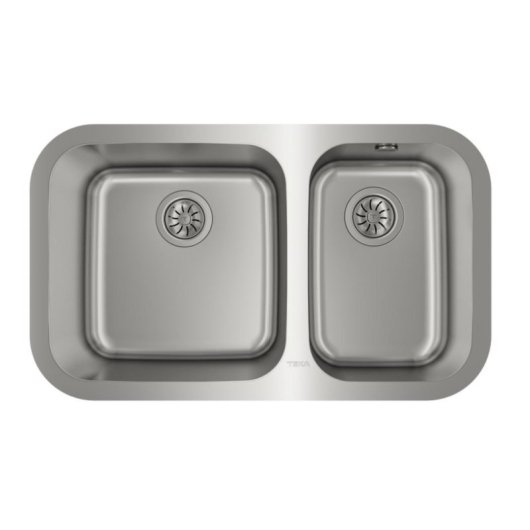 Fogão Teka BE 2C 785 Aço Inoxidável Sob Bancada 2 Pias 785mm