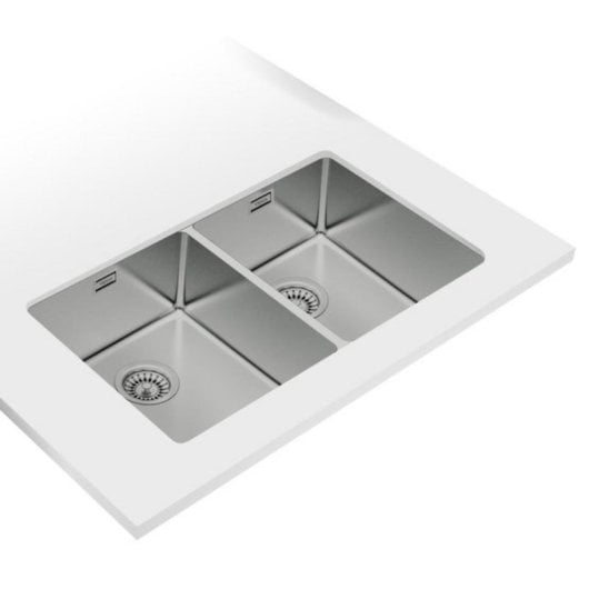 Évier Teka RS15 2C 740 Acier Inoxydable Installation Facile Capacité XXL