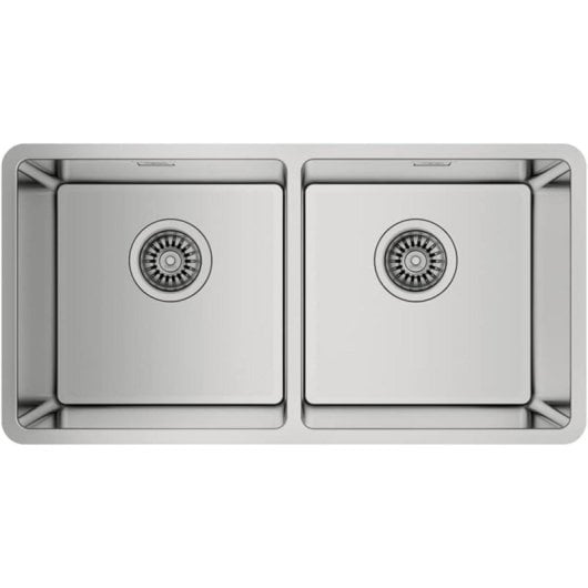 Fregadero Teka Be Linea RS15 2C 860 Acero Inoxidable Rectangular 2 Senos