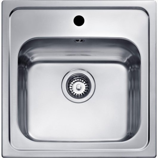 Fregadero Teka Eline 1C Acero Inoxidable 1 Cubeta 50cm Profundidad 180mm Sobremueble