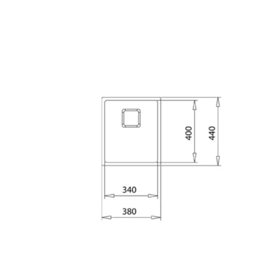 Fregadero Teka Flex Linea RS15 34.40 Acier Inoxydable 1 Bac Rectangulaire 75 ans Garantie