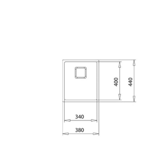 Fregadero Teka Flex Linea RS15 34.40 Inox Submontagem 44x38x20 cm