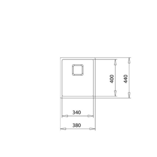 Fregadero Teka Flex Linea RS15 34.40 Inox Submontagem 44x38x20 cm
