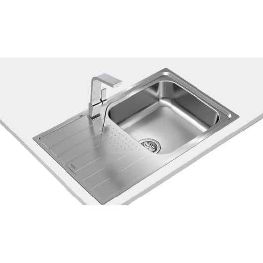 Fregadero Teka Universe 50 T-XP 1C 1E Max Acero Inoxidable 1 Seno Reversible 79x50cm