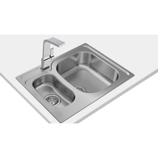 Fregadero Teka Universe 60 T-XP 1½B Acero Inoxidable 65x50 cm Sobre-Encimera Reversible