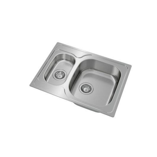 Fregadero Teka Universe 60 T-XP 1½B Acero Inoxidable 65x50 cm Sobre-Encimera Reversible