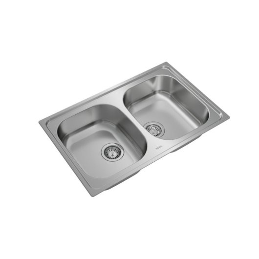 Fregadero Teka Universe 80 T-XP 2C Acero Inoxidable 2 Cubetas Encastrado 790x500 mm