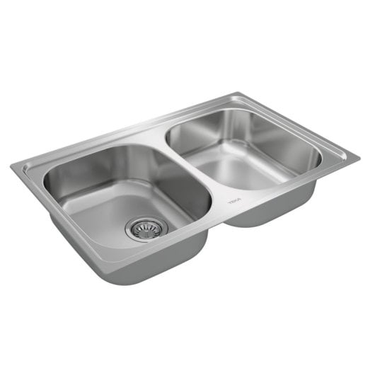 Fregadero Teka Universe 80 T-XP 2C Acero Inoxidable 2 Cubetas Encastrado 790x500 mm