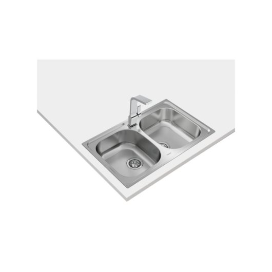 Fregadero Teka Universe 80 T-XP 2C Acero Inoxidable 2 Cubetas Encastrado 790x500 mm
