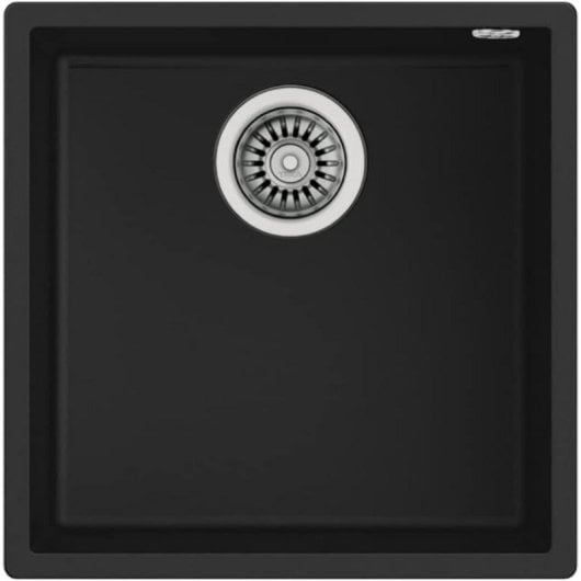 Fregadero Teka Square 40.40 TG Tegranite+ Negro 1 Cubeta Bajo Encimera 400x400mm
