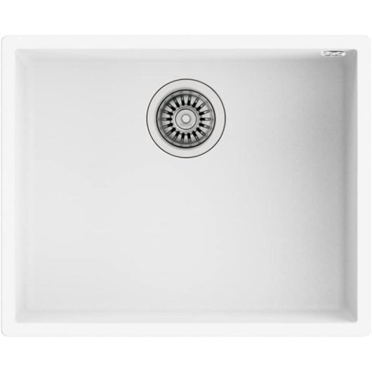 Fregadero Teka Square 50.40 TG Blanco Tegranite+ 1 Cubeta Bajo Encimera 500x400mm