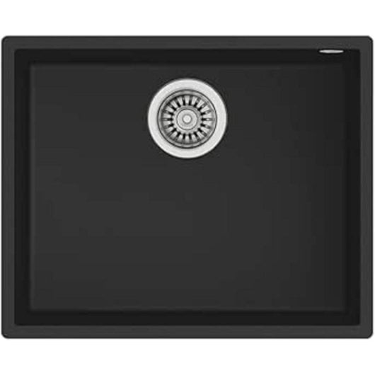 Fregadero Teka Square 50.40 Tegranite+ 1 cuve Rectangulaire Noir Mueble 60 cm