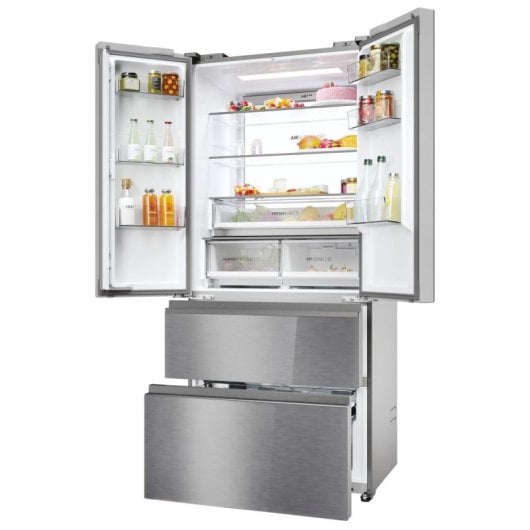 Frigorífico Haier French Door 190cm 504L E Inox Total No Frost WiFi