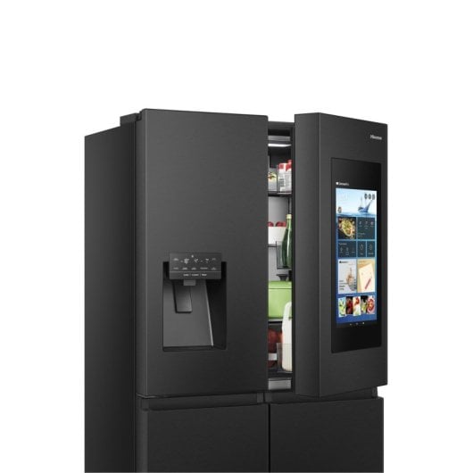 Frigorífico Hisense Multipuerta 577L E Negro Metal Cooling NoFrost WiFi Dispensador Hielo/Agua