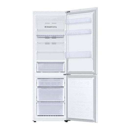 Frigorífico Samsung Combi 185cm 344L Classe E Branco No Frost IA