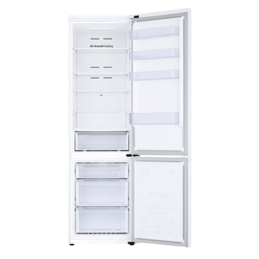 Frigorífico Samsung Combi No Frost 200cm 390L E Branco SmartThings AI Energy